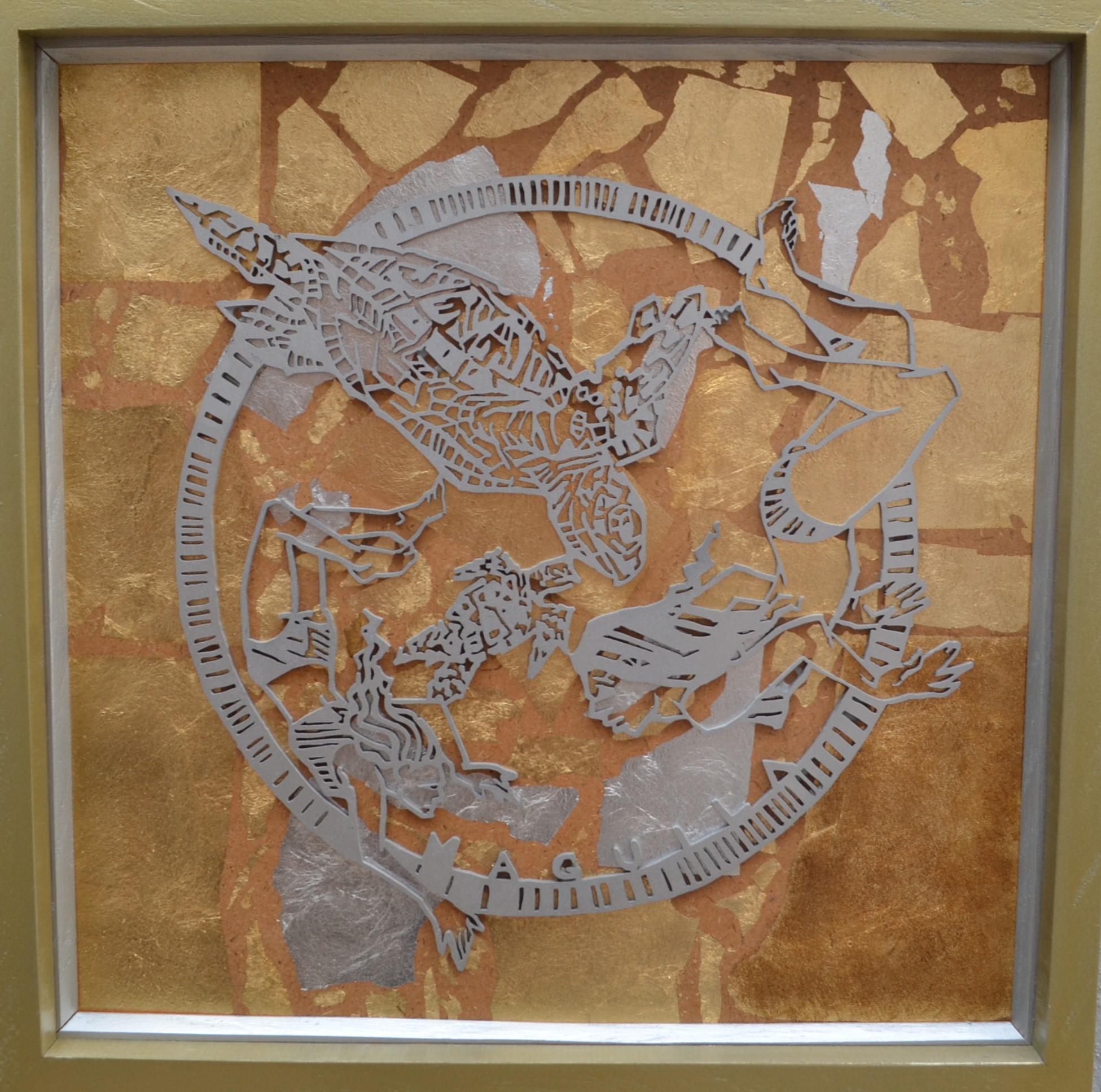 Carey, work by Fernando M. Águila — object and bas-relief