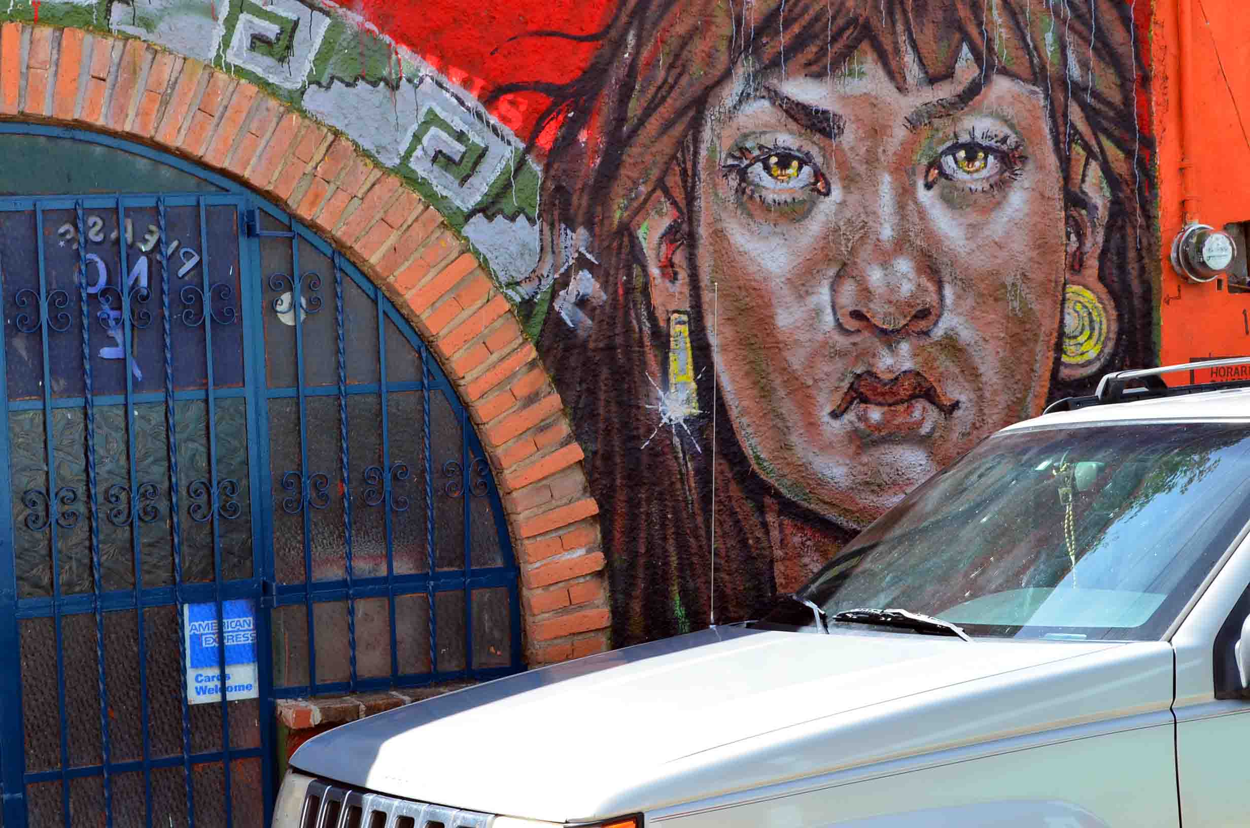 Fachada II, work by Fernando M. Águila — mural, acrylic