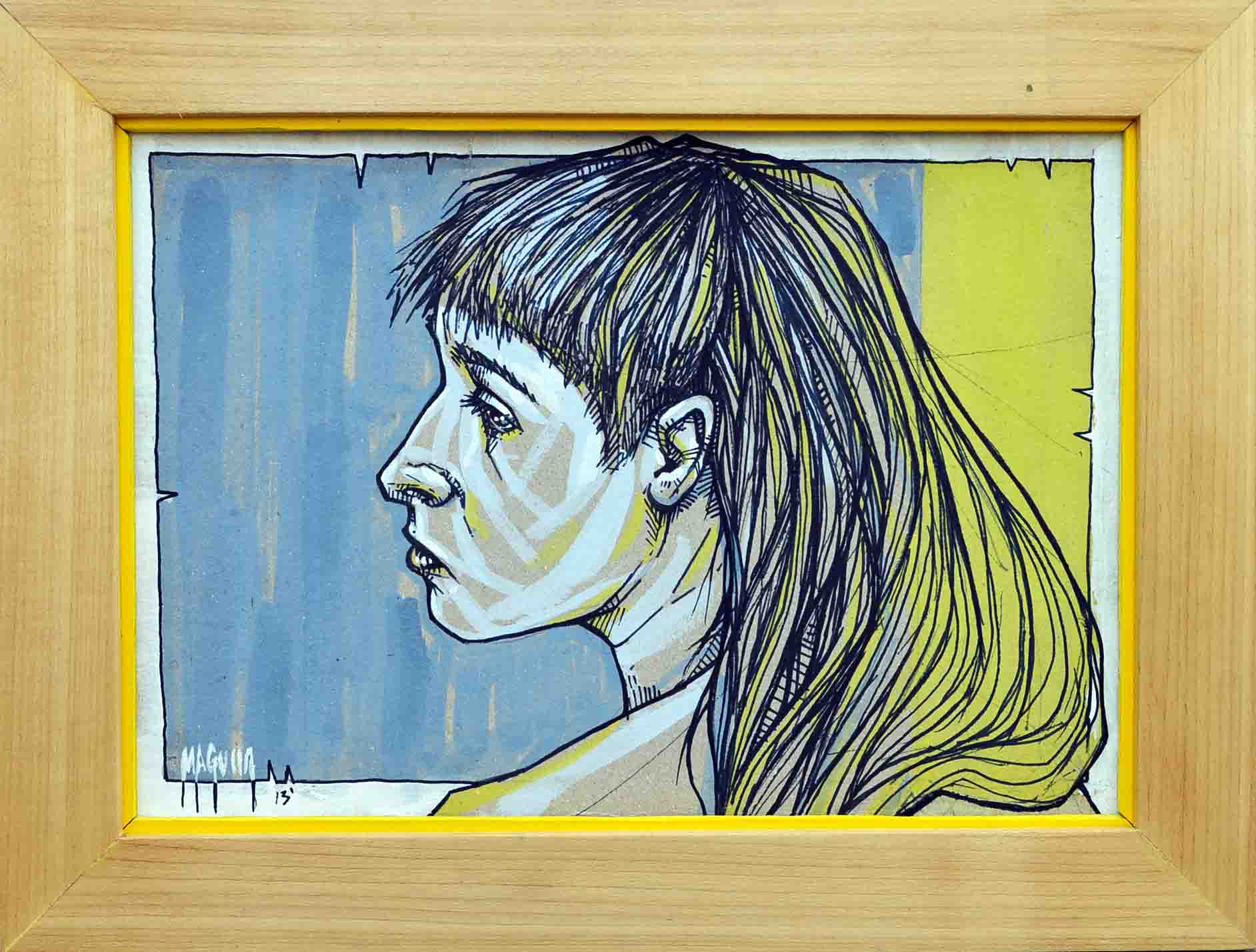 Sin titulo, work by Fernando M. Águila — ink on paper